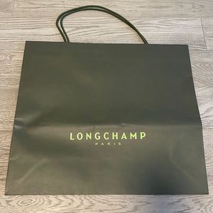 Longchamp X-large Paper Shopping Bag